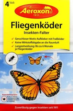 Aeroxon Fliegenköder Insekten-Falter - 4 Stück