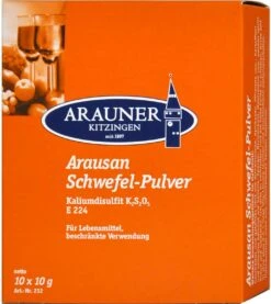 Arausan Schwefel-Pulver (10 X 10g) - 100 G
