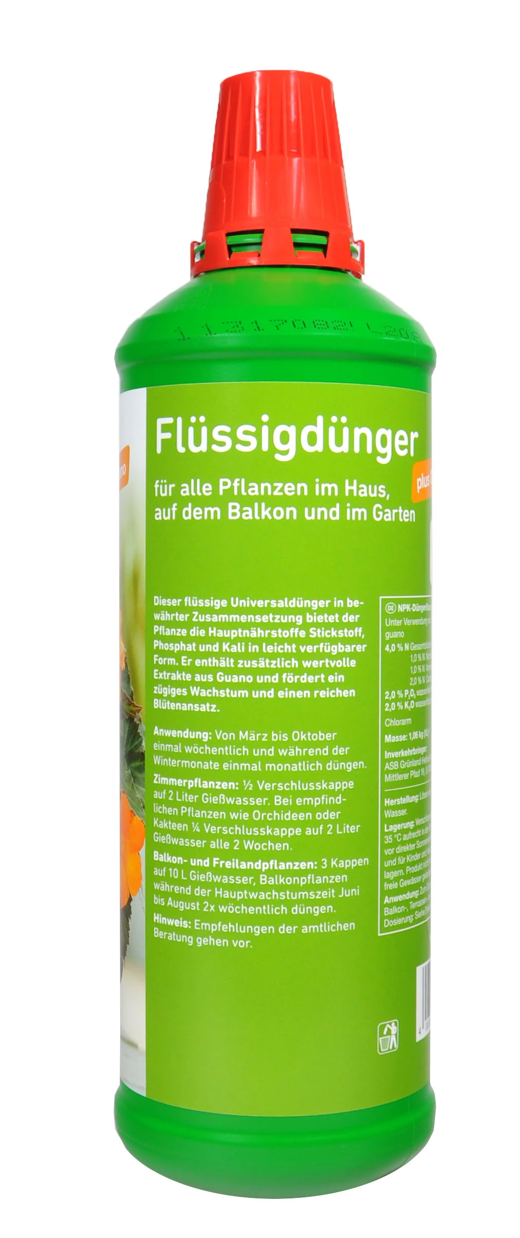 Blumendünger Mit Guano - 1 L – Bild 2