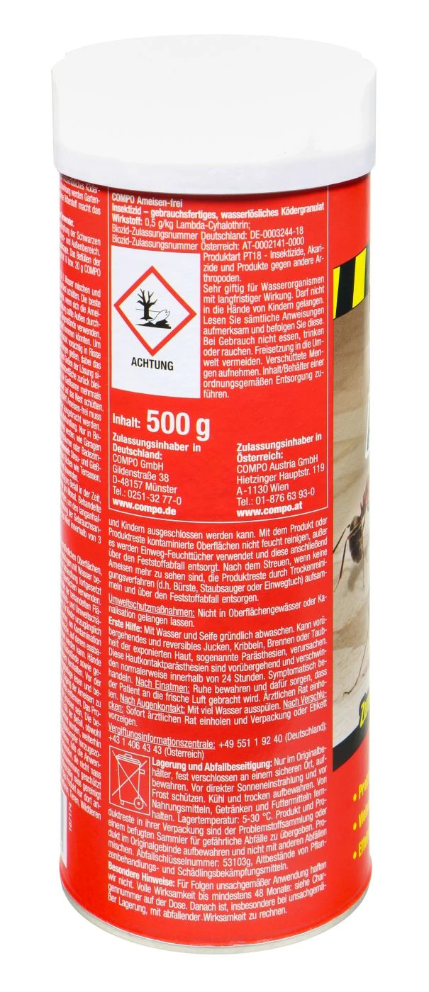 Compo Ameisen-frei - 0,5 Kg – Bild 2