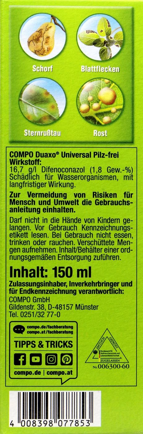 Compo Duaxo Universal Pilz-frei - 150 Ml – Bild 4