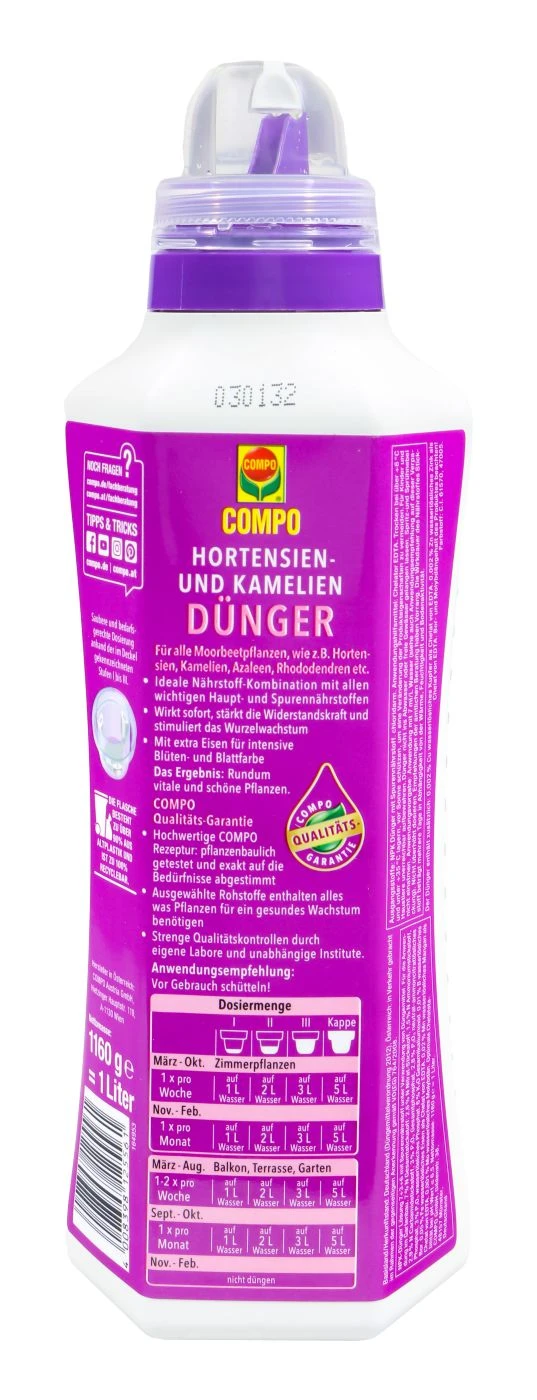 Compo Hortensien- Und Kameliendünger - 1 L – Bild 2