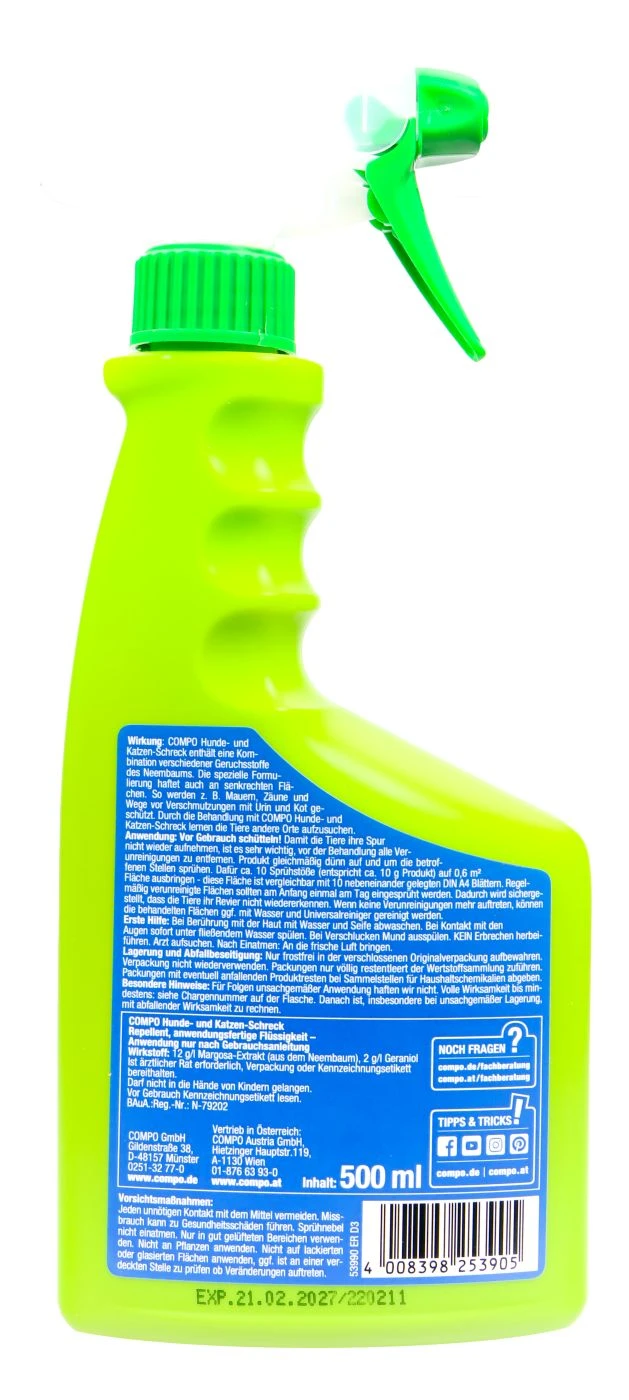 Compo Hunde- Und Katzenschreck - 0,5 L – Bild 2