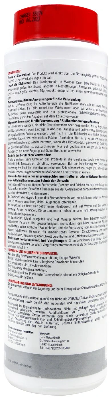 Detia Ameisenmittel - 0,5 Kg – Bild 3