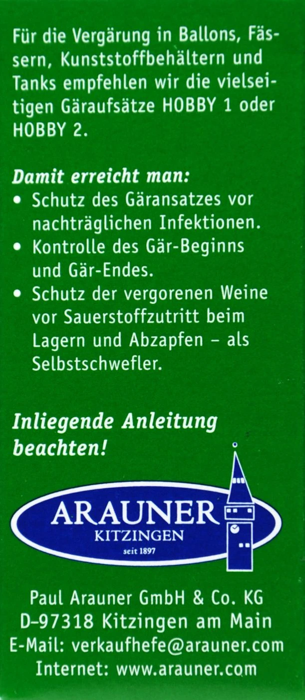 Kitzinger Reinzucht-Hefe Steinberg - 20 Ml – Bild 3