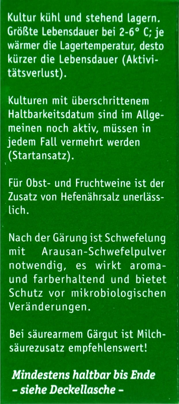 Kitzinger Reinzucht-Hefe Steinberg - 20 Ml – Bild 4