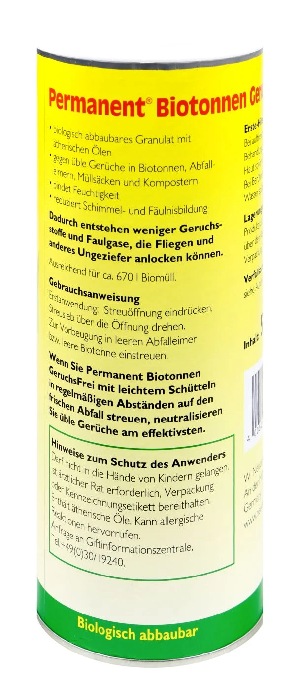 Neudorff Biotonnen Geruchsfrei - 0,5 Kg – Bild 3