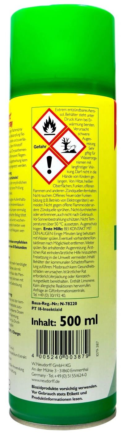 Neudorff Permanent Fliegenspray - 0,5 L – Bild 3