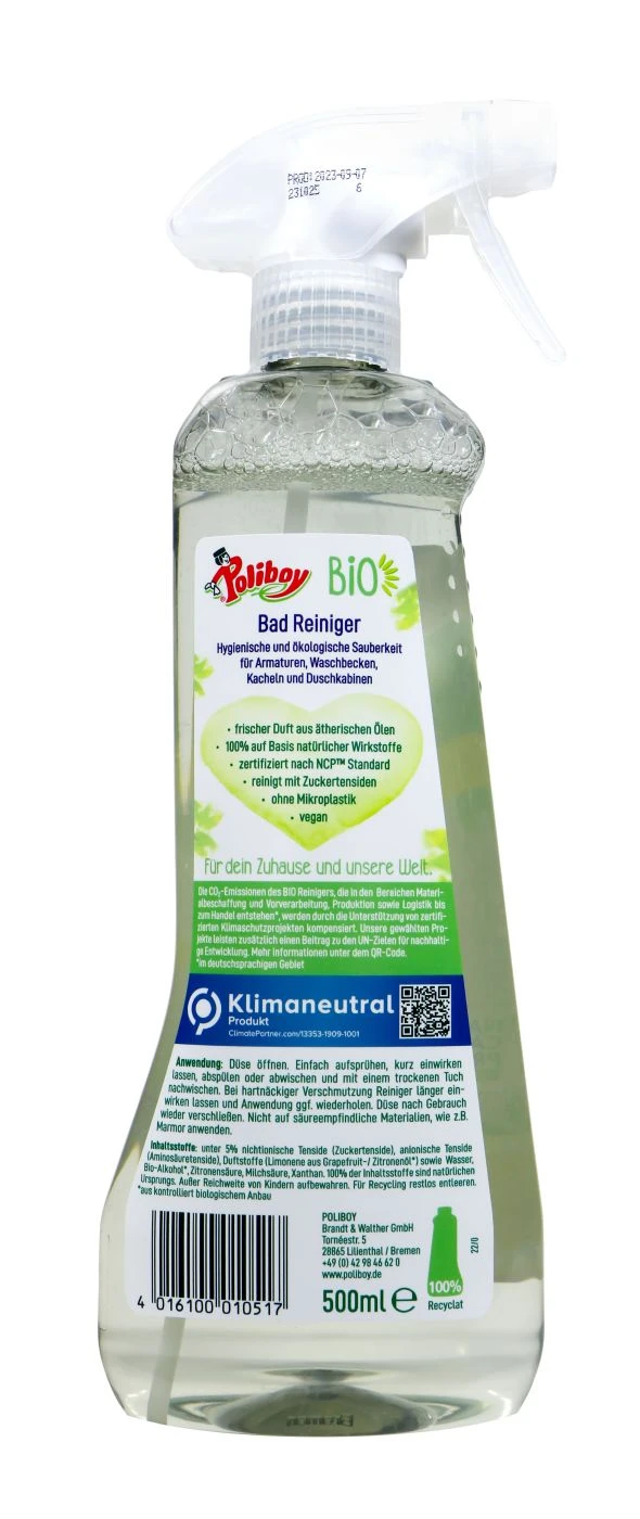 Poliboy Bio Bad Reiniger - 500 Ml – Bild 2