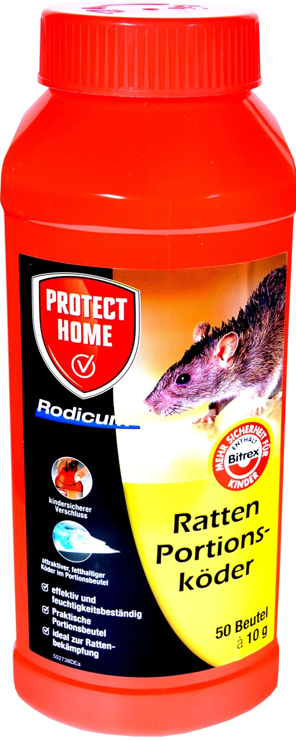 Protect Home Rodicum Ratten Portionsköder - 500 G