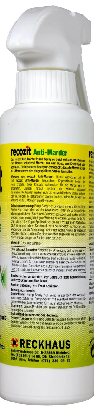 Recozit Anti-Marder Spray - 250 Ml – Bild 2