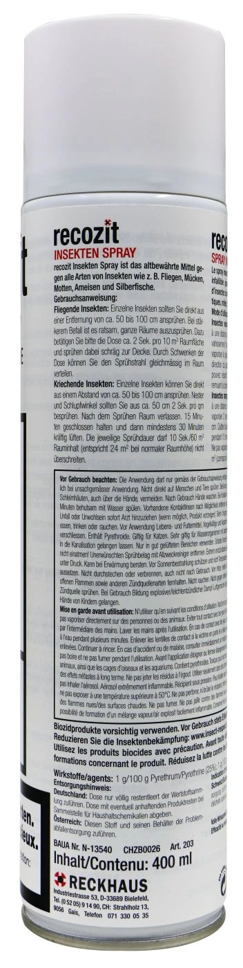 Recozit Insektenspray - 0,4 L – Bild 2
