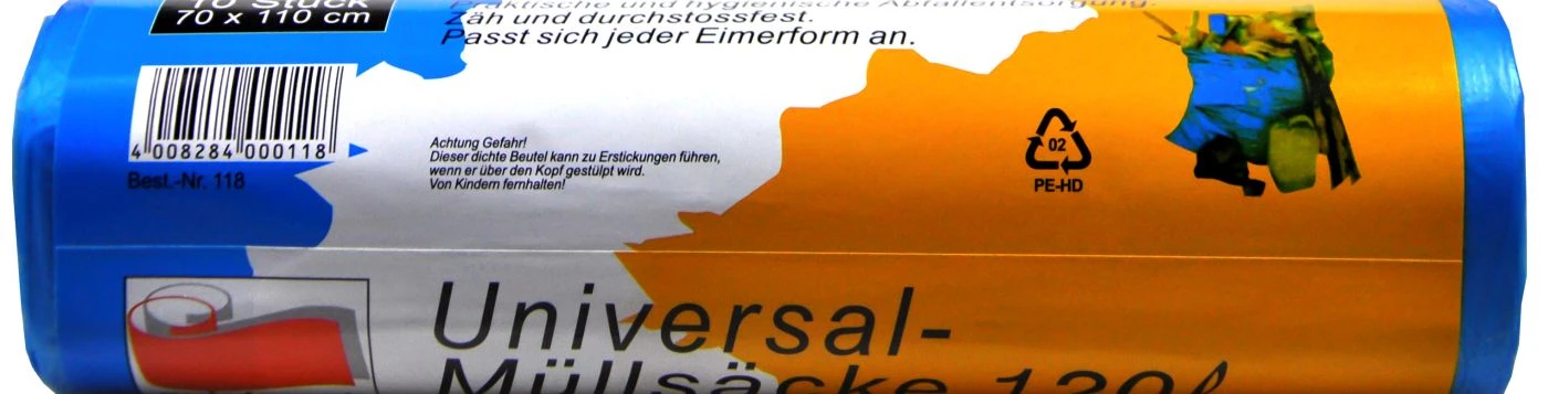 Universal-Müllsäcke 120 L - 10 Stück – Bild 2